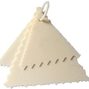 bhagyalaxmi nx triangle plastic cake scraper sawtooth shape fondant and cake decorating tools