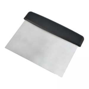 3xstainless steel scraper chopper baking scraper for pastries cafe baking shop black handle | home & garden | kitchen, dining & bar | kitchen tools & gadgets | cooking utensils
