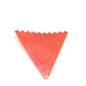 bhagyalaxmi nx triangle cake scrapper 3 sided with 3 different designs cake icing tools cake designing tools