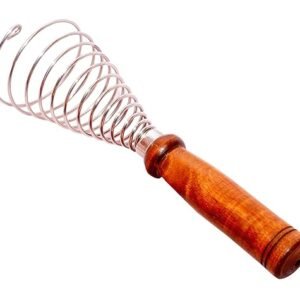 bhagyalaxmi nx steel wooden handle heavy egg beater/whisker/balloon whisk
