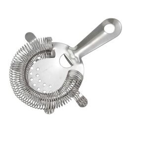 stainless steel bar stainer w/4 prong // cocktail strainer for bar, restaurant, or home by cocktailor.