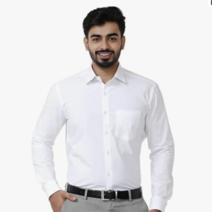 cotton formal white shirts